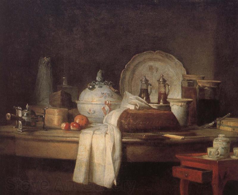 Jean Baptiste Simeon Chardin Housekeeper s kitchen table